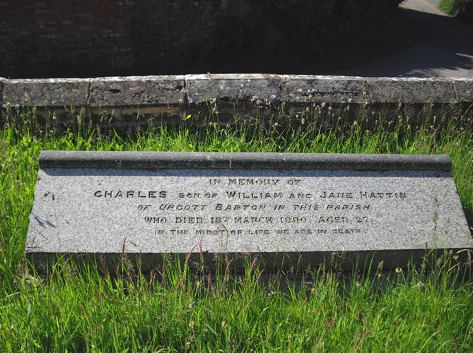 grave of charles hattin